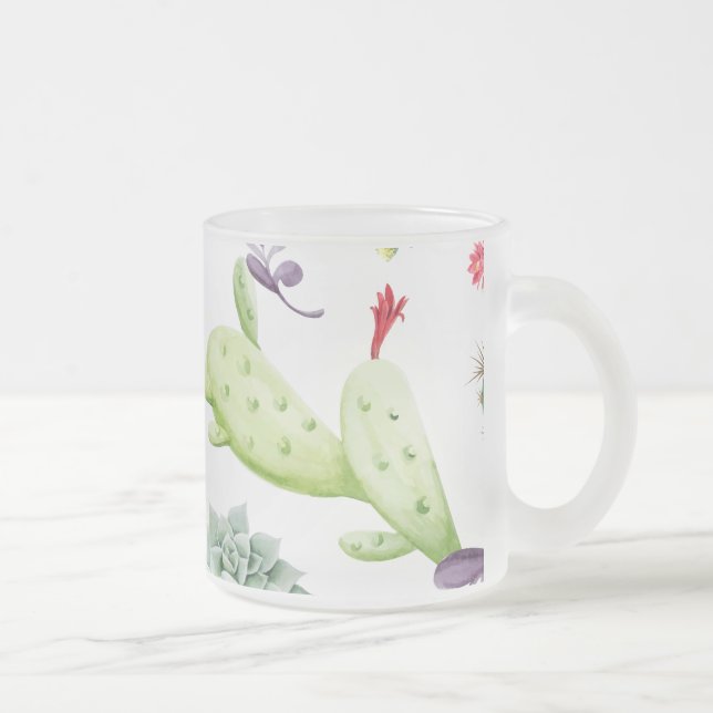 Tasse Givré Motif Cactus (Droit)
