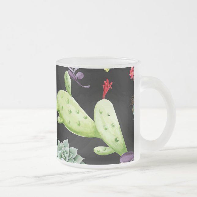 Tasse Givré Motif Cactus 2 (Droit)