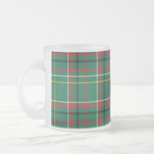 Tasse Givré Motif carreau de Noël vert-23914