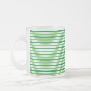 Tasse Givré Motif de bandes vertes de la Saint-Patrick-54608