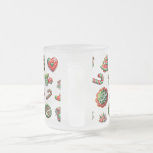 Tasse Givré Motif de biscuits de Noël