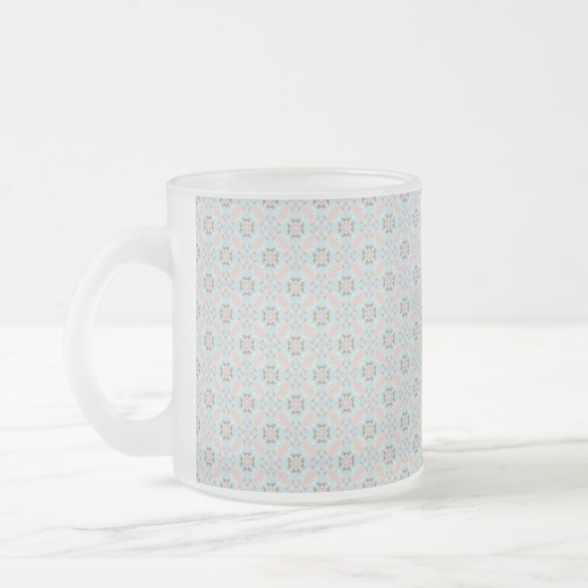 Tasse Givré Motif de coquillages en continu (Gauche)