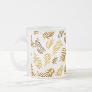 Tasse Givré Motif de feuilles tropicales 22