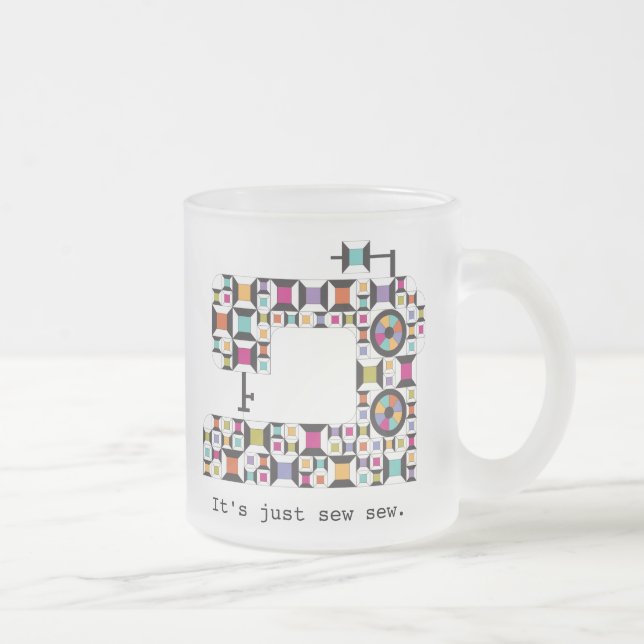 Tasse Givré Motif de la surface de surface de la machine à cou (Droit)