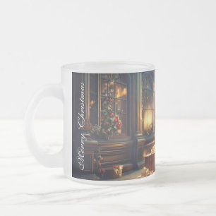 Tasse Givré Motif de Noël avec des cadeaux sous le sapin de No
