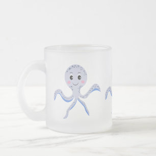 Tasse Givré Motif de Pieuvre Mignonne