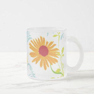 Tasse Givré Motif de tournesols