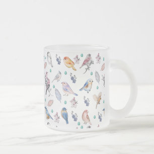 Tasse Givré Motif des oiseaux de printemps