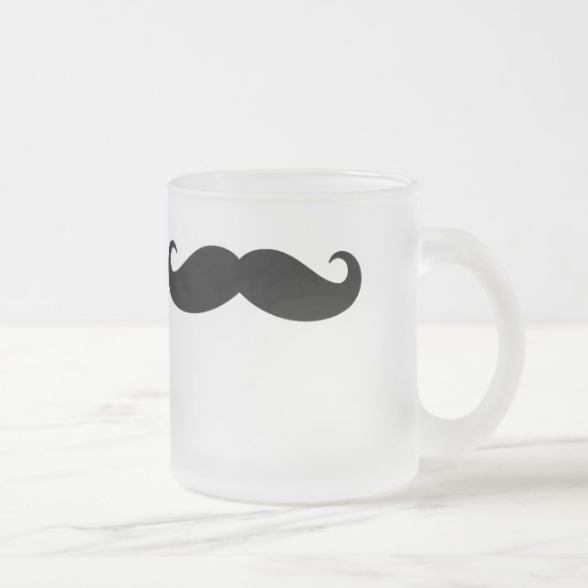 Tasse Givré Motif drôle de pilosité faciale de moustache de (Droit)