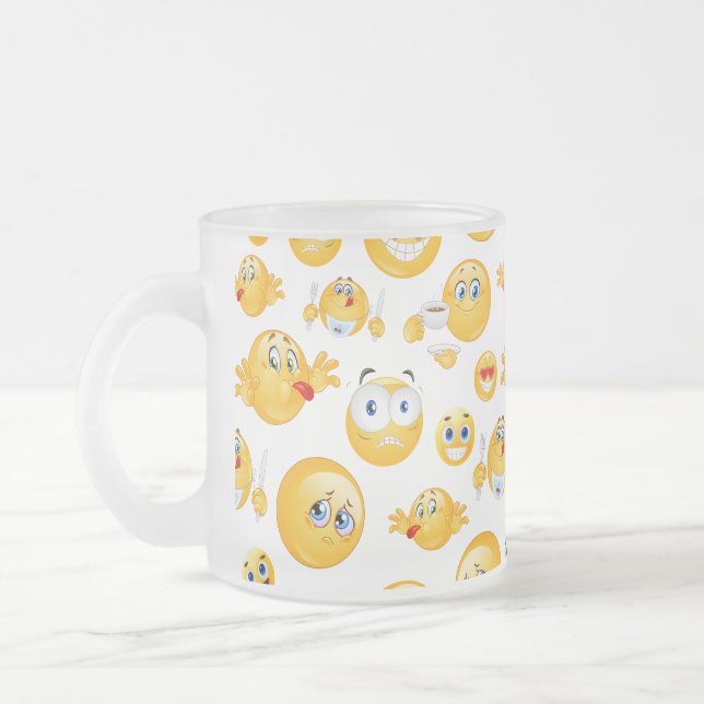 Tasse Givré Motif Emoji (Gauche)