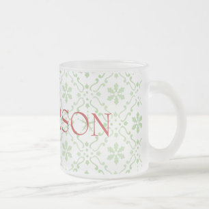 Tasse Givré Motif Flocon de Neige Nordique Personnalisé givré