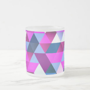 Tasse Givré Motif géométrique abstrait brillant