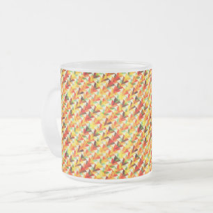 Tasse Givré Motif mignon de triangles abstraits