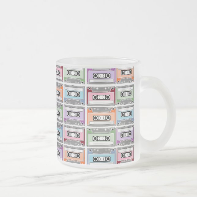 Tasse Givré Motif Pastel Retro (Droit)