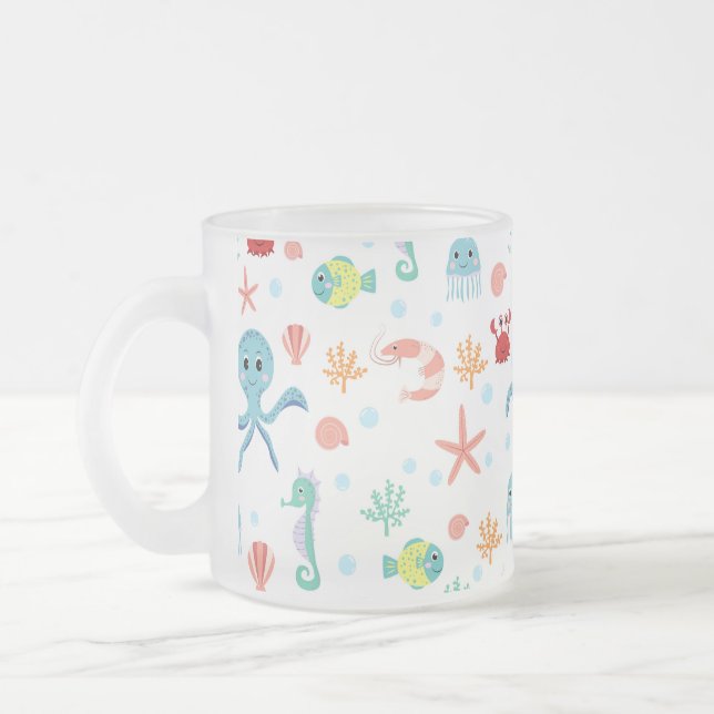 Tasse Givré Motif Sea World (Gauche)