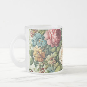 Tasse Givré Motif végétal sans joint