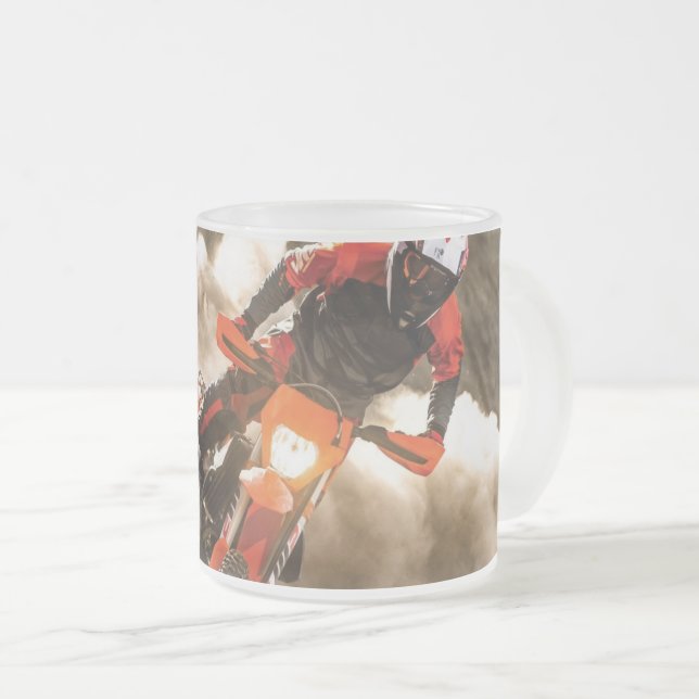Tasse Givré Motocross Rider (Devant droit)