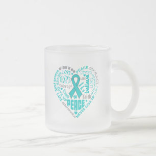 Tasse Givré Mots de coeur de conscience de PTSD