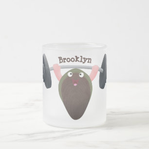 Tasse Givré Moule amusante travaillant sur l'illustration de d