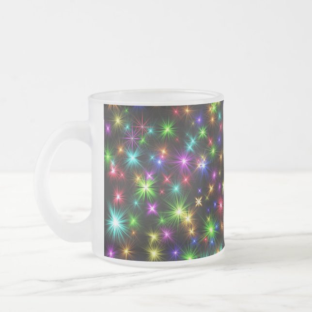 Tasse Givré Multicolor Christmas Star Rays-57191 (Gauche)