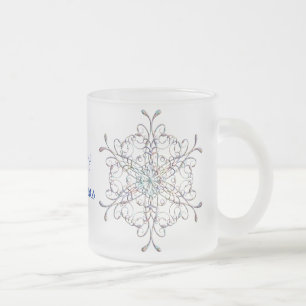Tasse Givré Musique de flocon de neige Iridescente
