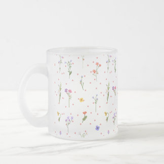 Tasse Givré Musique de verre de fleurs