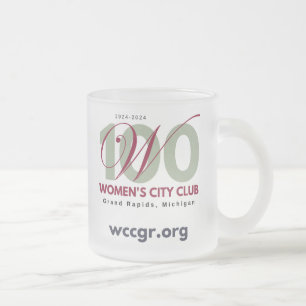 Tasse Givré Musique en verre dépoli