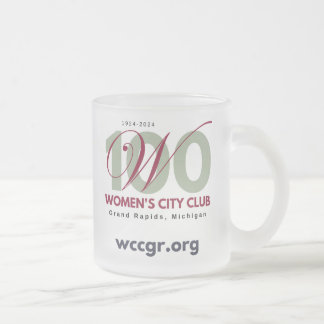 Tasse Givré Musique en verre dépoli