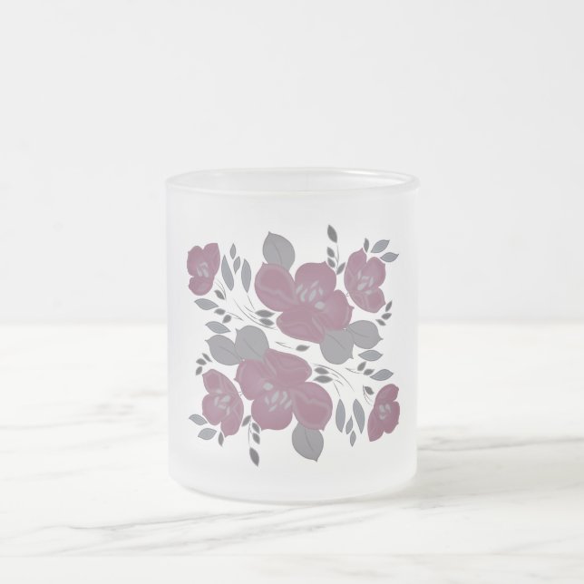 Tasse Givré Musique florale congelée (Centre)