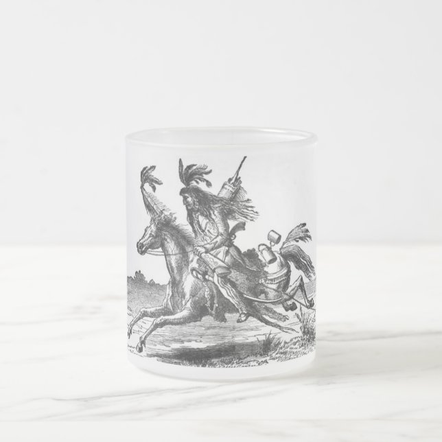 Tasse Givré Musique indienne de cheval (Centre)