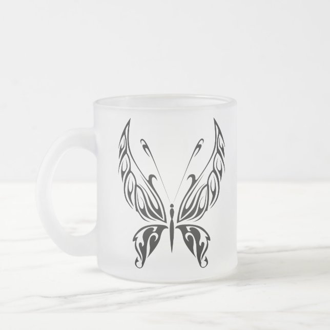 Tasse Givré Musique Silhouette Papillon (Gauche)