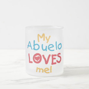 Tasse Givré My Abuelo Loves Me T-shirts et cadeaux