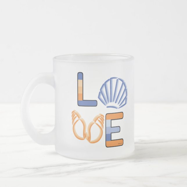 Tasse Givré My Great Love : la mer (Gauche)