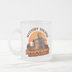 Tasse Givré Mystère résolu tout le monde aime le café Bigfoot