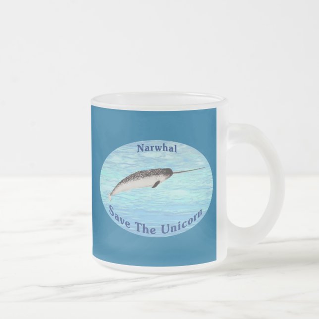 Tasse Givré Narwhal - Sauvez La Licorne (Droit)