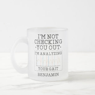 Tasse Givré Ne vous reluquant pas Physiothérapeute Blague