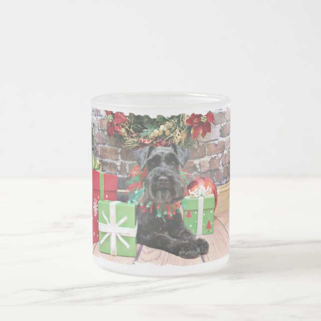 Tasse Givré Noël - Schnauzer - Fergie (Centre)