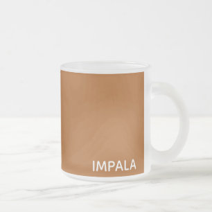 Tasse Givré Nom de couleur brun Impala
