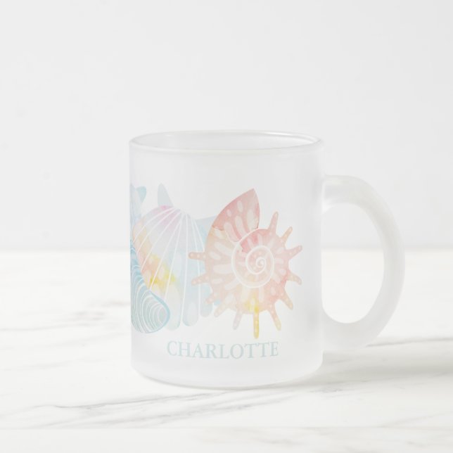 Tasse Givré Nom de l'aquarelle Shell (Droit)