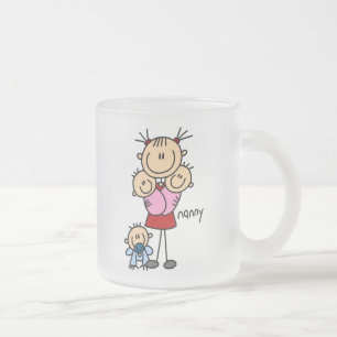 Tasse Givré Nounou Stick Figure