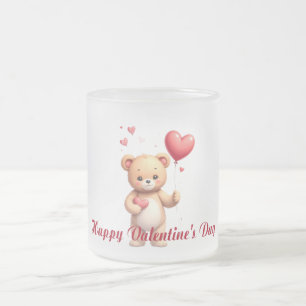 Tasse Givré Nounours Teddy Bear avec Cœur – Joyeuse Saint-Vale