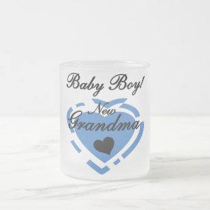 Tasse Givré Nouveau Grand-mère Baby Boy Tshirts et cadeaux
