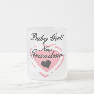 Tasse Givré Nouveau Grand-mère Baby Girl Tshirts et cadeaux