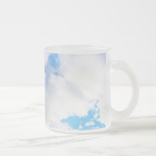Tasse Givré Nuages blancs et ciel bleu