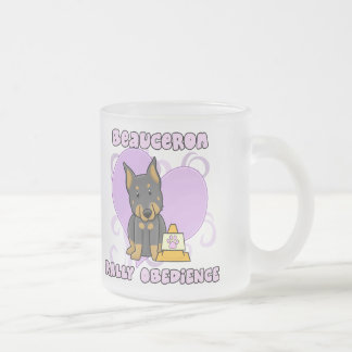 Tasse Givré Obéissance de rassemblement de Kawaii Beauceron