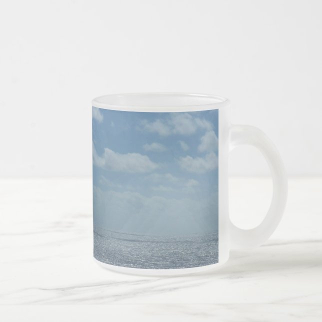 Tasse Givré Océan bleu de la mer des Caraïbes (Droit)
