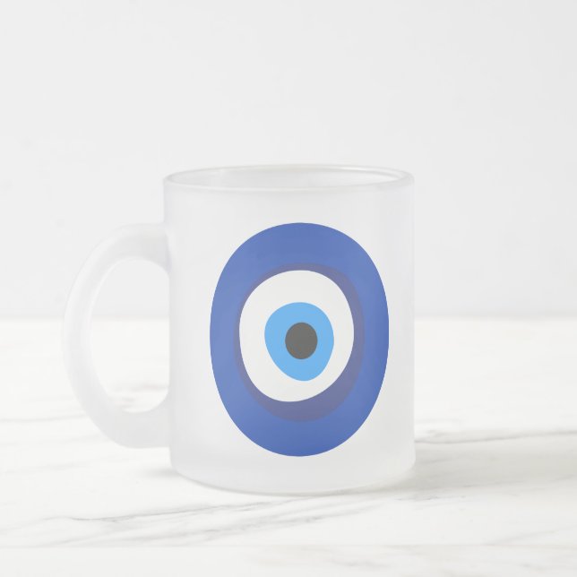 Tasse Givré oeil diabolique ancien symbole antiquité talisman  (Gauche)