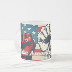 Tasse Givré Œuvre d'art « Rendre l'Amérique libre à nouveau »