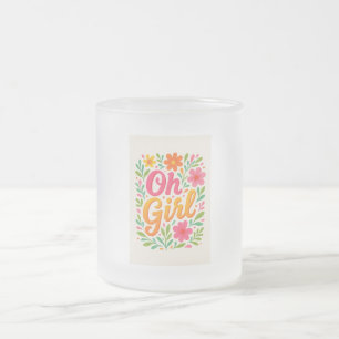 TASSE GIVRÉ "OH FILLE"