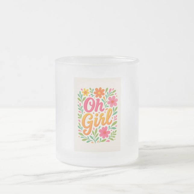TASSE GIVRÉ "OH FILLE" (Centre)